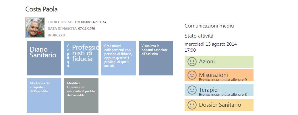 Screenshot Diario Sanitario e-gea